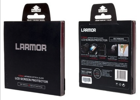 Larmor (GGS) Fujifilm X-E2's ( also fits Panasonic ZS100, ZS200, Leica C-LUX ) -  LCD Protector Ultra Thin Optical Glass